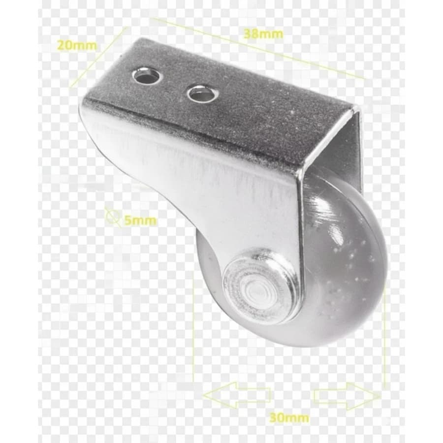 Rodízios Reforçados 38mm para Móveis Pesados com Aço Galvanizado, sofá e vaso de planta