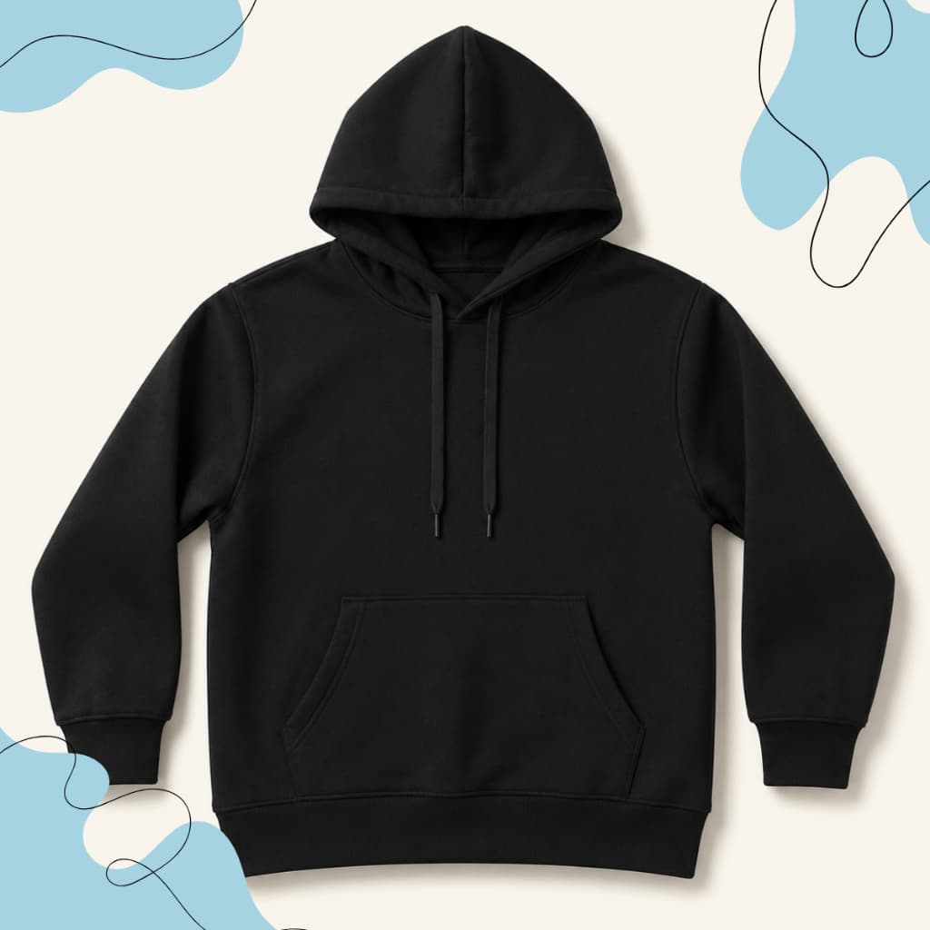Moletom Infantil Com Capuz Bolso Canguru Unissex Algodão Moda Inverno