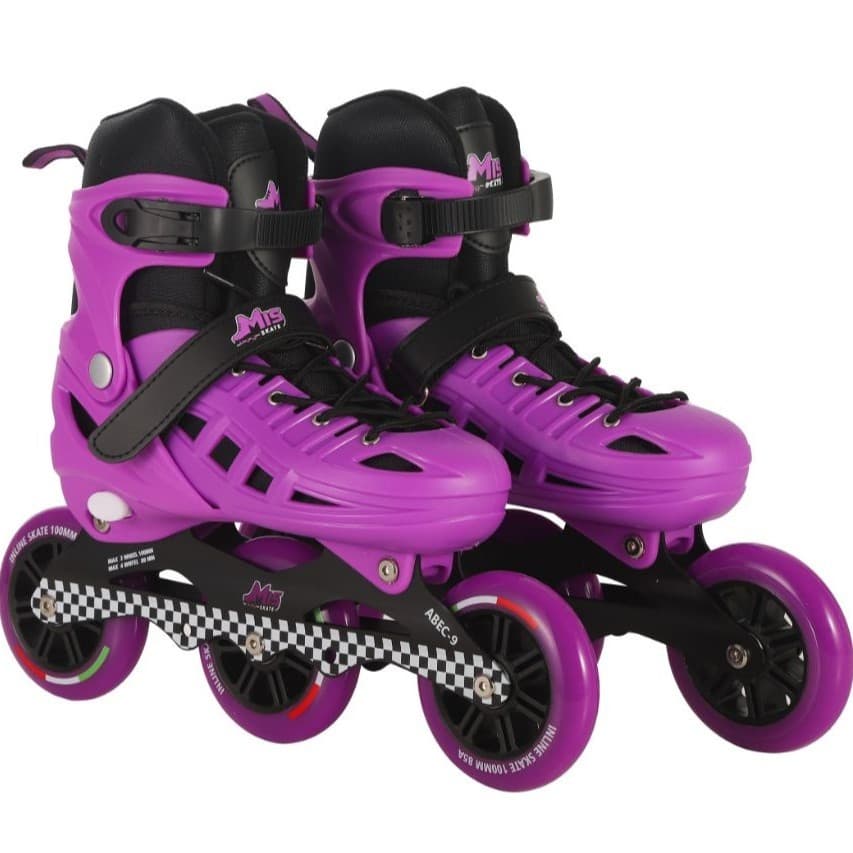 Patins Roller Profissional Inline 3 Rodas - Rodas 100mm | Alta Performance | Suporta até 120kg + Bolsa