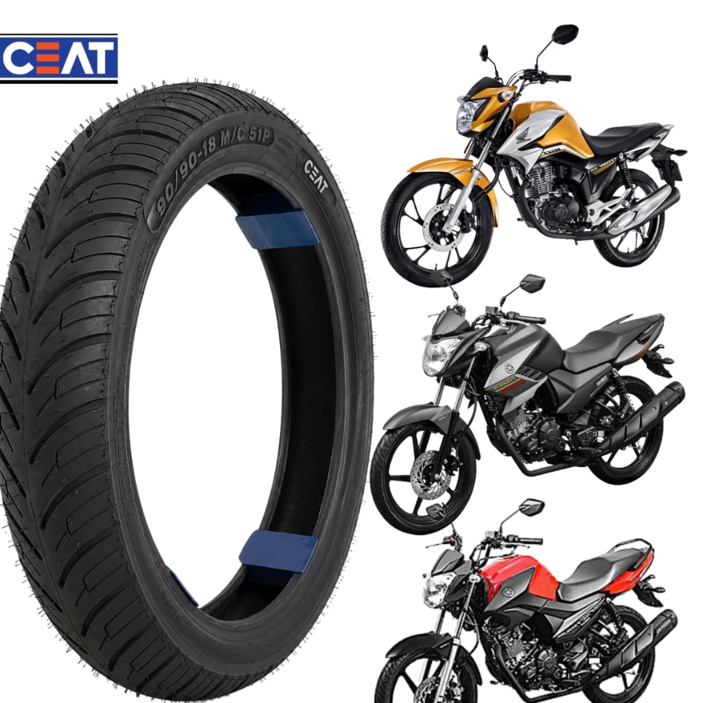 Pneu Traseiro Suzuki Yes Intruder 125 Fazer Factor 150 Ybr 150 Titan Todas 90/90-18 Ceat