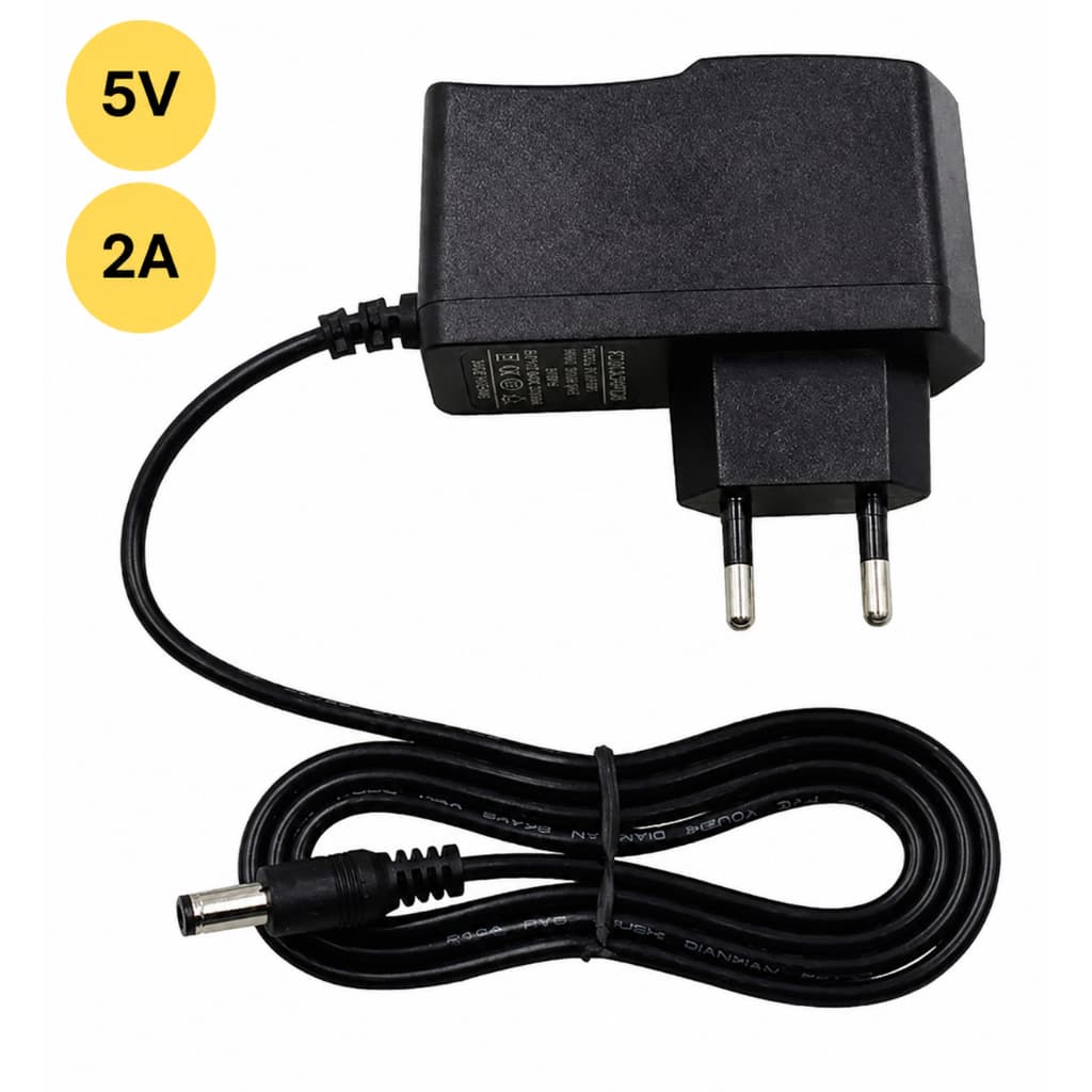 Fonte de Alimentação Bivolt 100-220V AC para 5V 2A DC