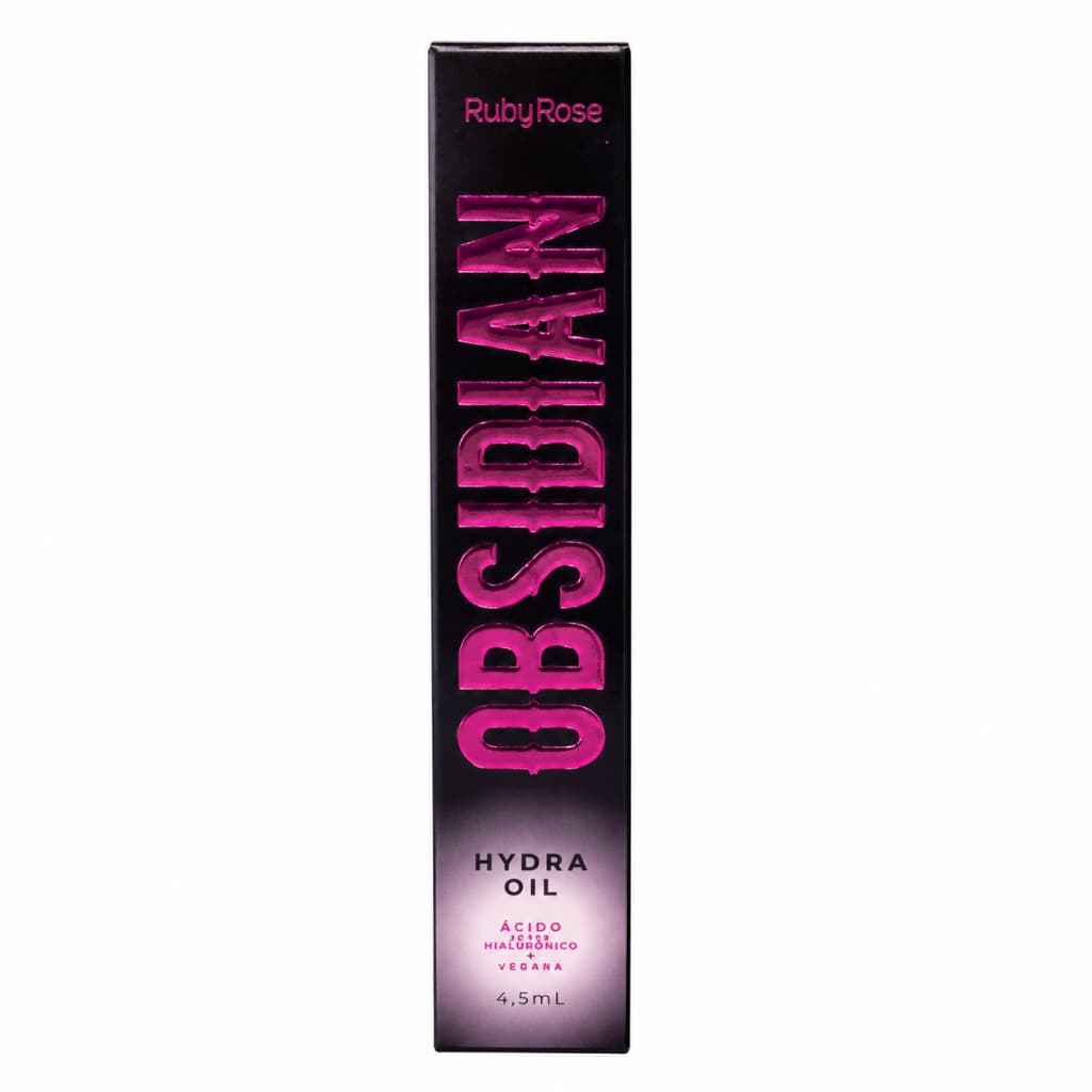 Hydra Oil Obsidian Ruby Rose Óleo Labial Hidratante Brilho Natural Gloss Incolor Não Pegajoso