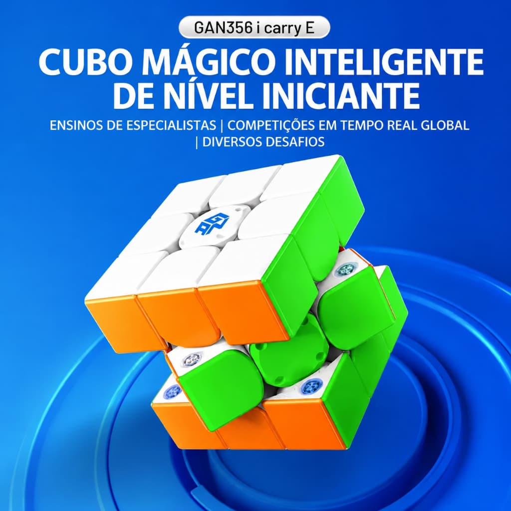 Cubo Inteligente Gan 356 I Carry E | Giro Suave + App De Tre