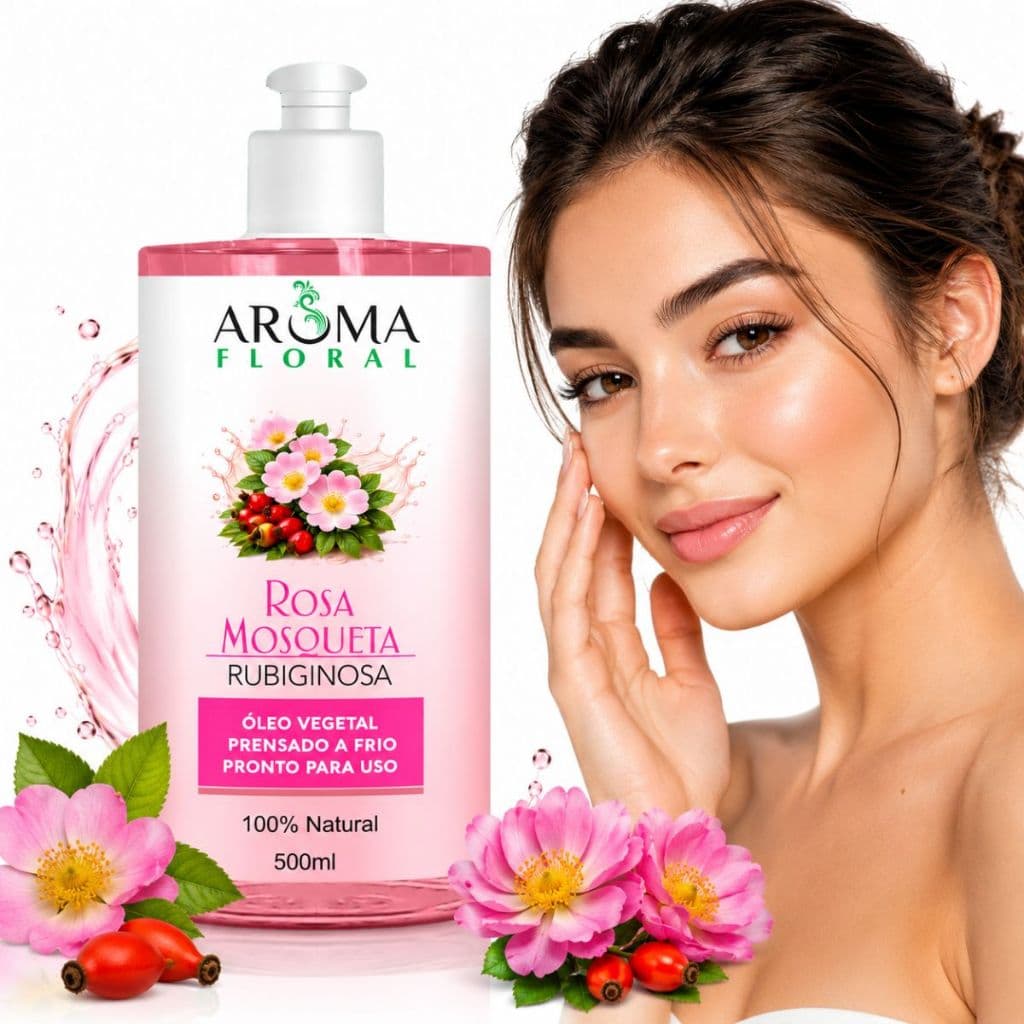 Óleo Vegetal Rosa Mosqueta Rubiginosa Vegetal Prensado a Frio 100% Natural