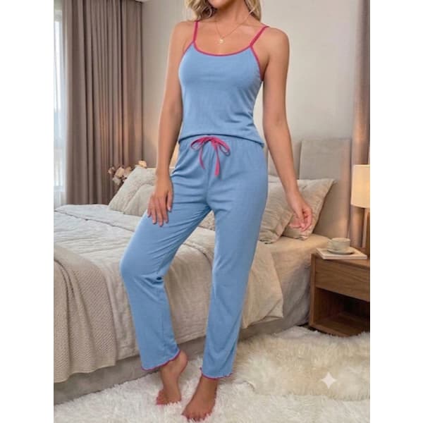 Pijama Calça e Blusa Adulto Feminino Suede Malha Confortável