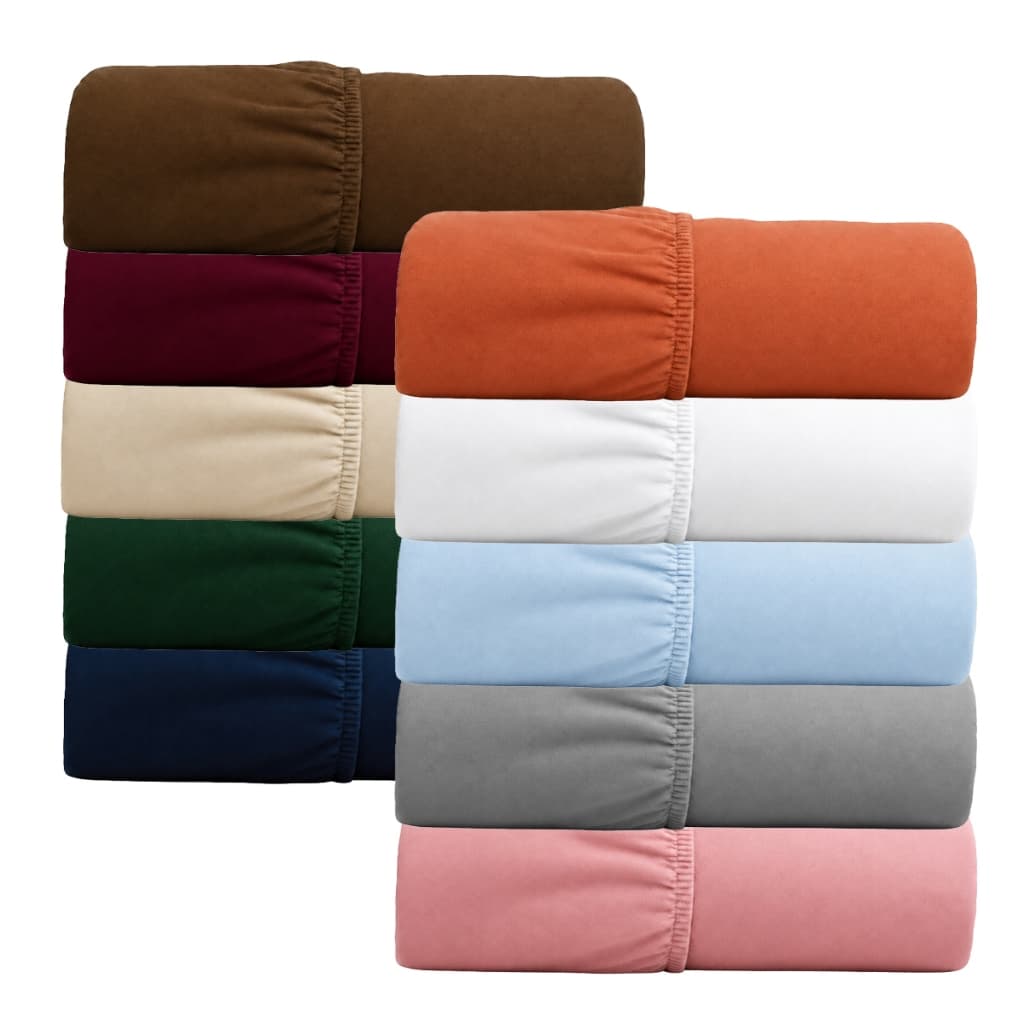 Lençol Avulso Sortido com Elástico Microfibra Muito Macio para Cama Box Solteiro Casal Queen King