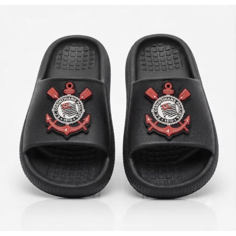 Chinelo Slide Menino e Menina do 27/28 ao 41/42 Leve Confortável Escola Passeio Corinthians