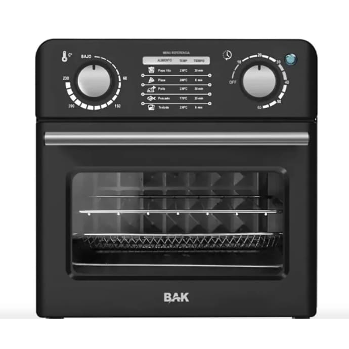Fritadeira Elétrica BAK Air Fryer Oven BK-AO10L-127 10 Litros 1000W 127V Preta