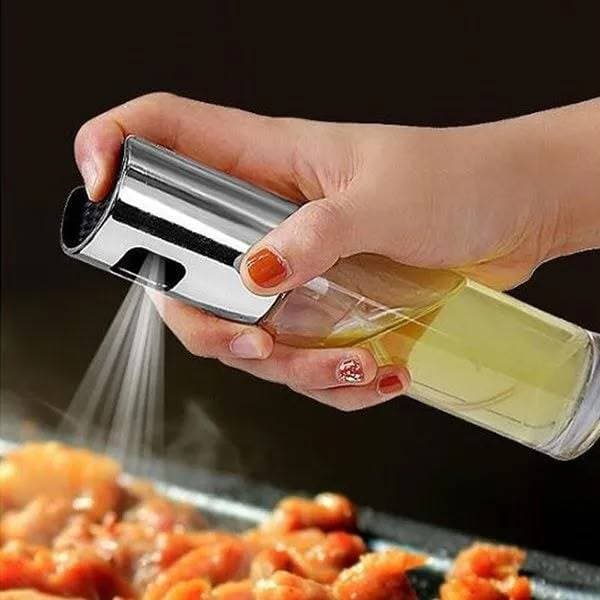 Spray Pulverizador para Azeite e Vinagre de Vidro 100ml Borrifador Reutilizável