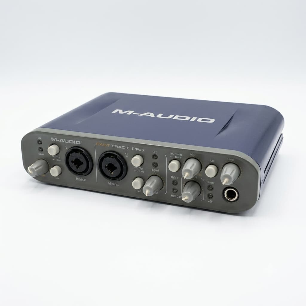 Interface De Áudio M-Audio Fast Track Pro USB 4x4 XLR