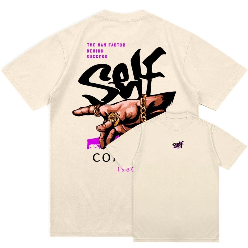 Camiseta Self Control 1980 Street Wear Style Unissex camisa algodão premium envio full