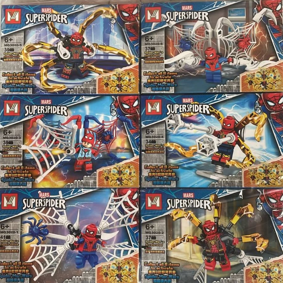 Lego Mini figura Action Homem aranha multiverso divertido - envio rápido