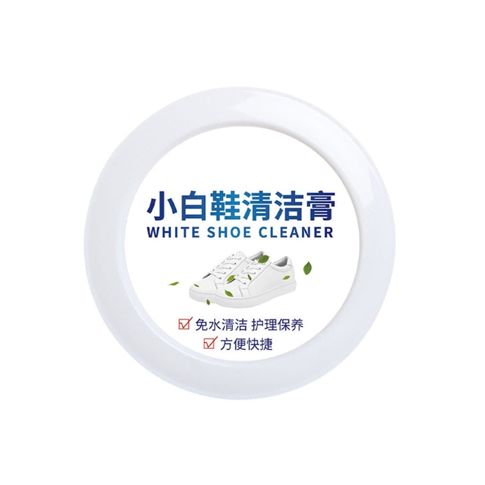 Creme Clareador para Tênis Branco Removedor de Manchas com Esponja