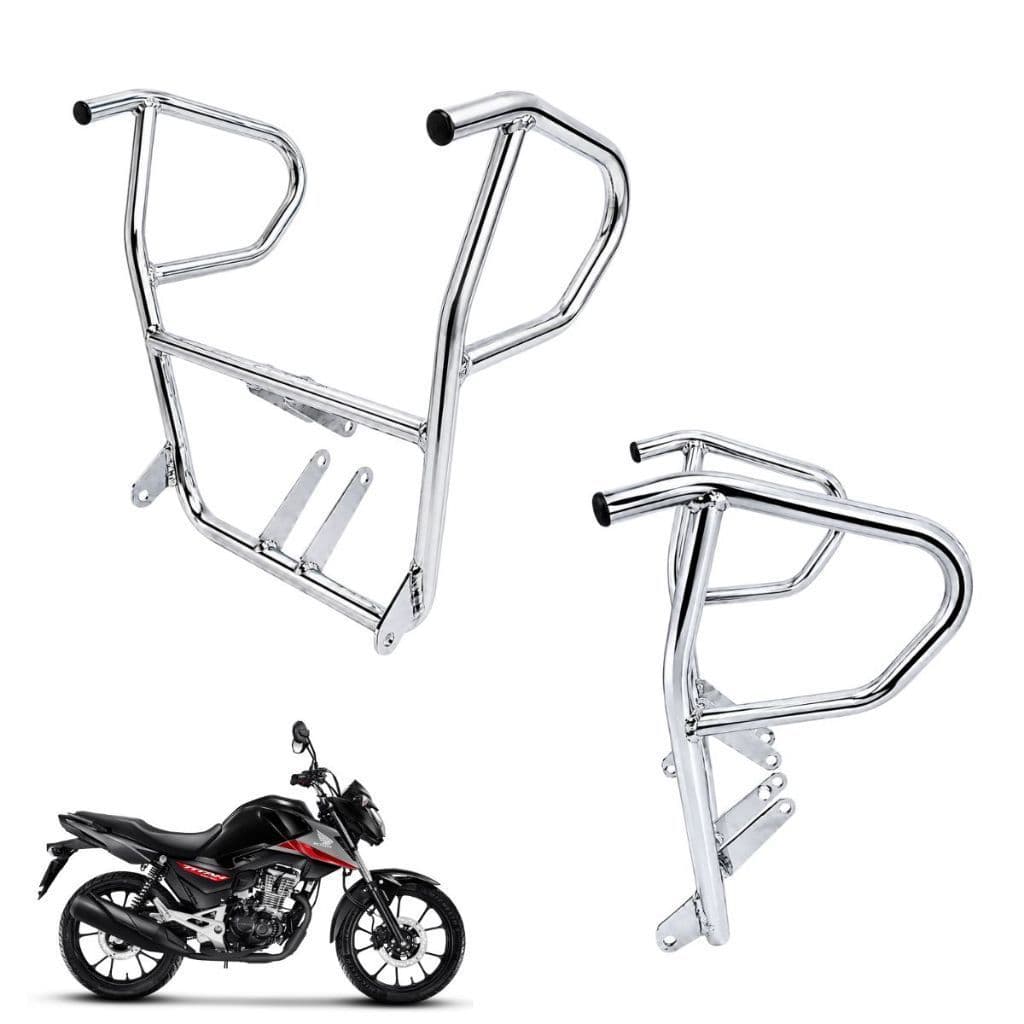 Protetor dianteiro de motor e carenagem Cg Titan 160 ate 2026 Cromado