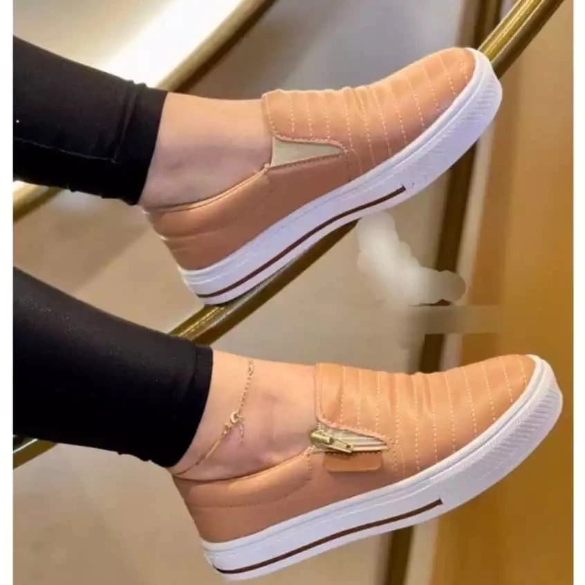 Tênis Feminino Casual Slip On Super Leve Macio Confortável Ideal para Trabalho Passeio 34 ao 43 Frete Grátis