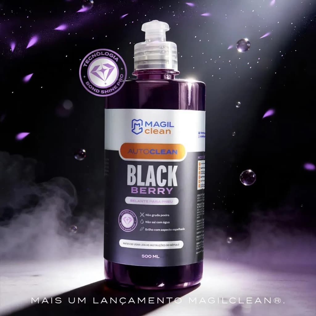 Black Berry Magil Clean Auto Clean Pneu Pretinho 500ml