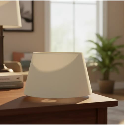 Cúpula de Abajur 30x25x40cm luminaria grande Tecido Algodão Soquete Nacional Ref 78