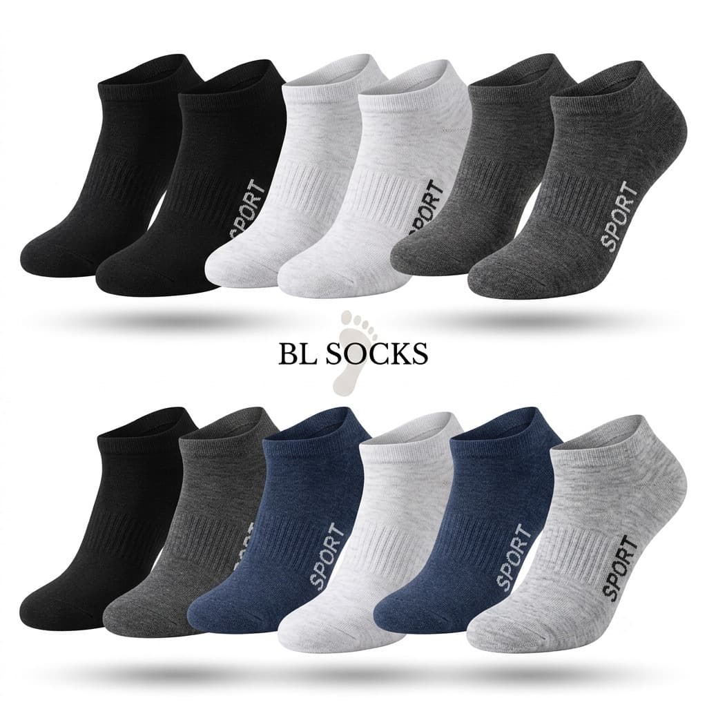Kit 24 Pares de Meias Soquete Cano Curto Masculina Feminina Unissex ENVIO IMEDIATO