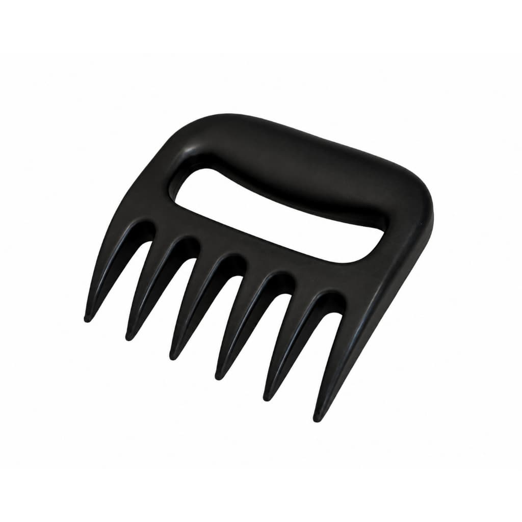 Garra de Urso Preta em ABS Plástico Resistente Durável e Ergonômico para Desfiar Carne