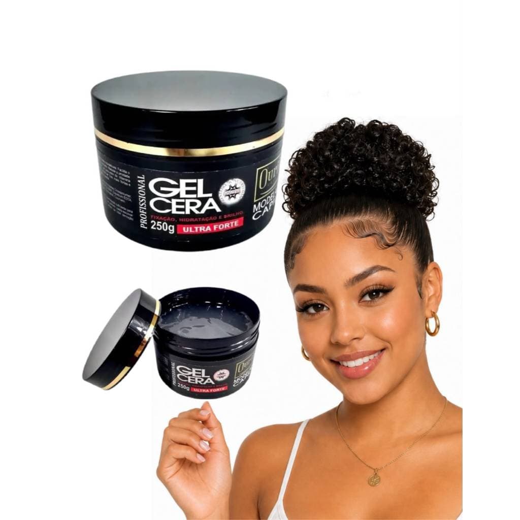 Gel Cera Capilar Ouribel 250g – Fixação Ultra Forte