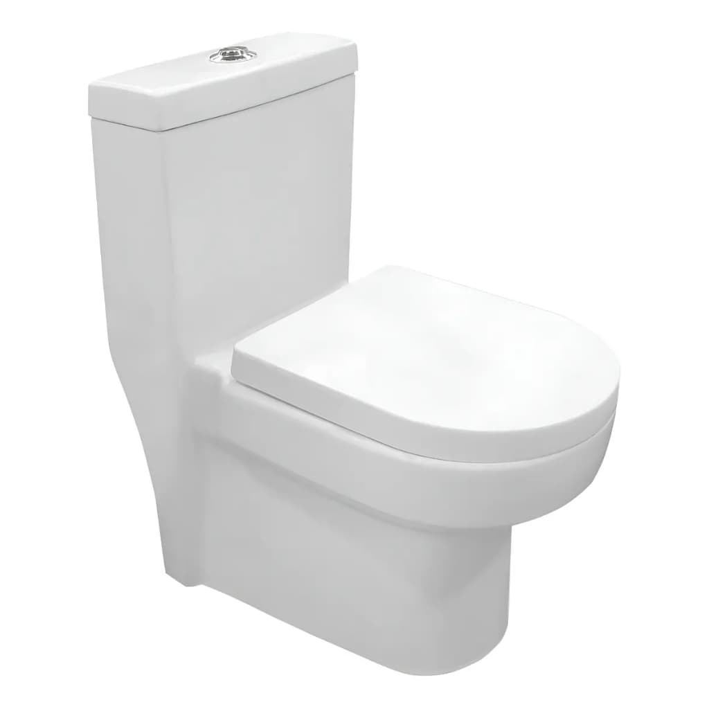 Vaso Sanitário Monobloco Branco Completo Assento Soft Close Caixa Acoplada Deartha Inowar