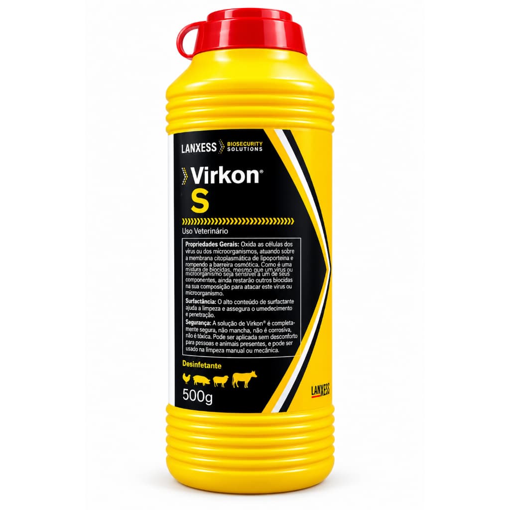 Virkon S 500g Desinfetante Veterinário Para Animais Lanxess