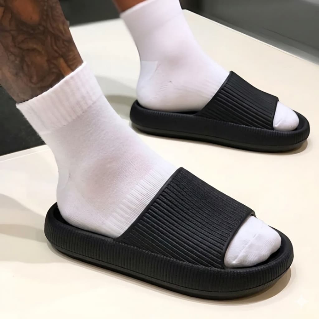 Chinelo Slide Sandália Estilo Nuvem Masculino Feminino Confortável Lançamento