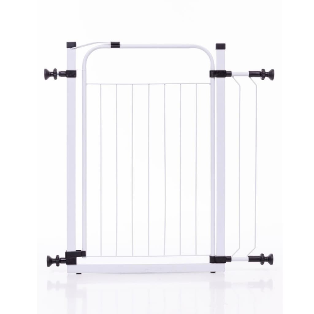 Portão Grade de Segurança 70 Cm para Crianças e Pets Instalação Fácil Sem Furos Com Extensor Travas e Proteção Pet Útil