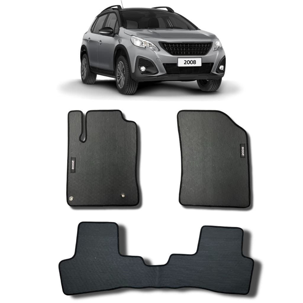 Tapete Borracha Automotivo Carro Peugeot 2008 Emborrachado 2015 A 2025