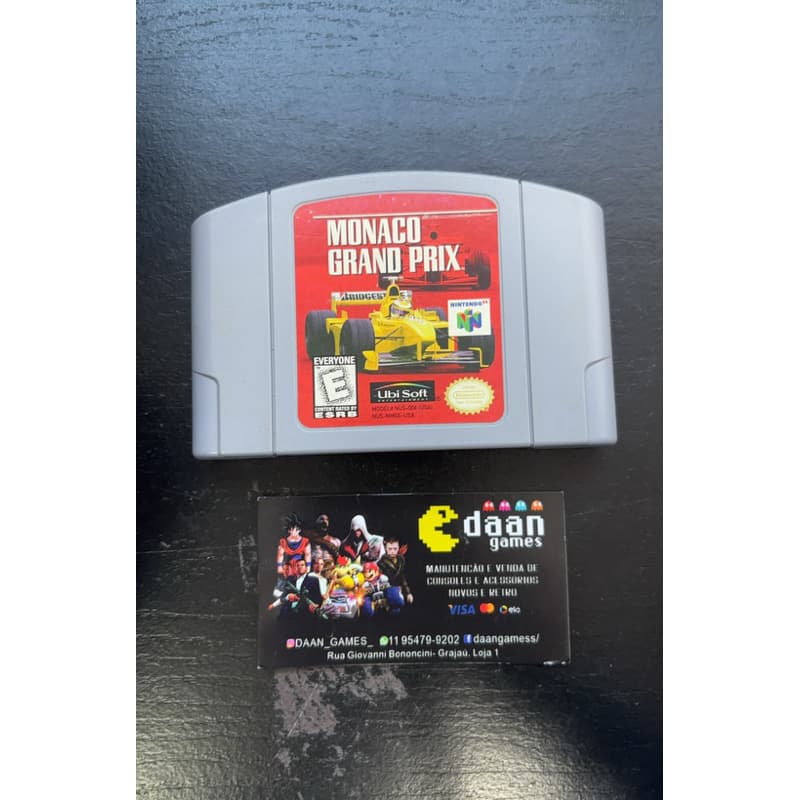 Jogo 64 - Monaco Grand Prix - Nintendo
