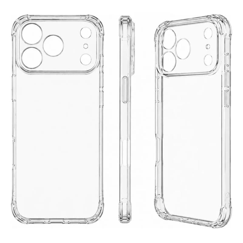 Capa Transparente iPhone 17 /17pro max /17pro/17Air TPU Silicone Premium Bordas Reforçadas Anti Impacto