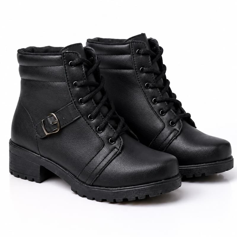 Bota feminina coleção outono inverno 2026 Coturno Feminino botinha