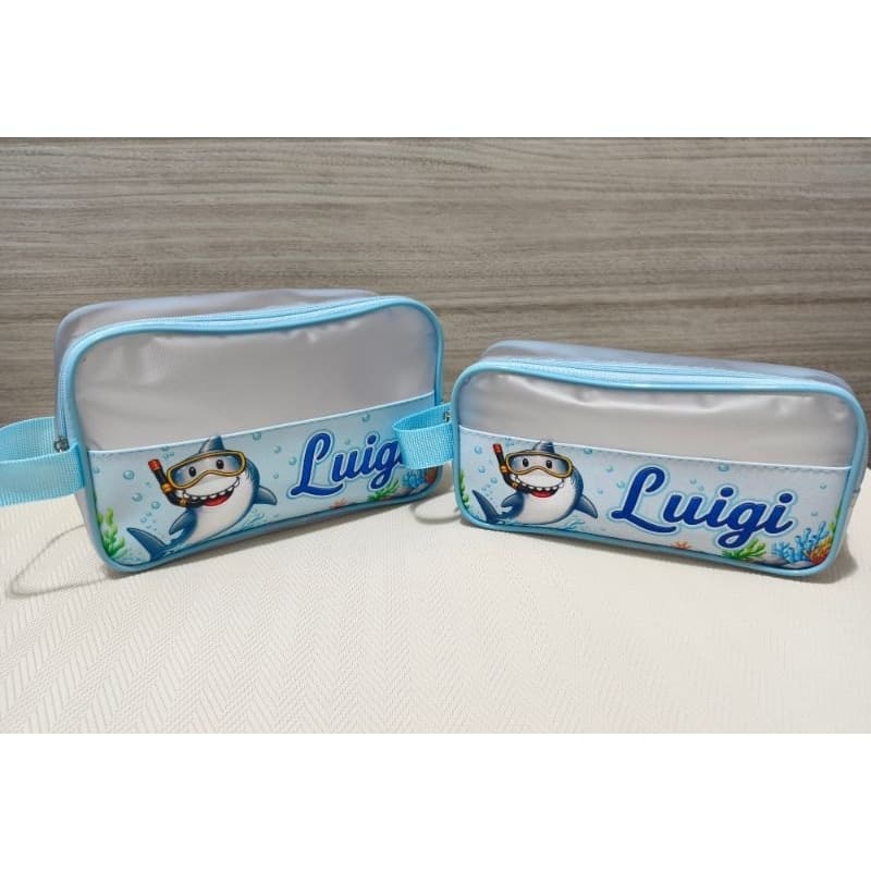 kit nécessaire + estojo personalizado qualquer tema.