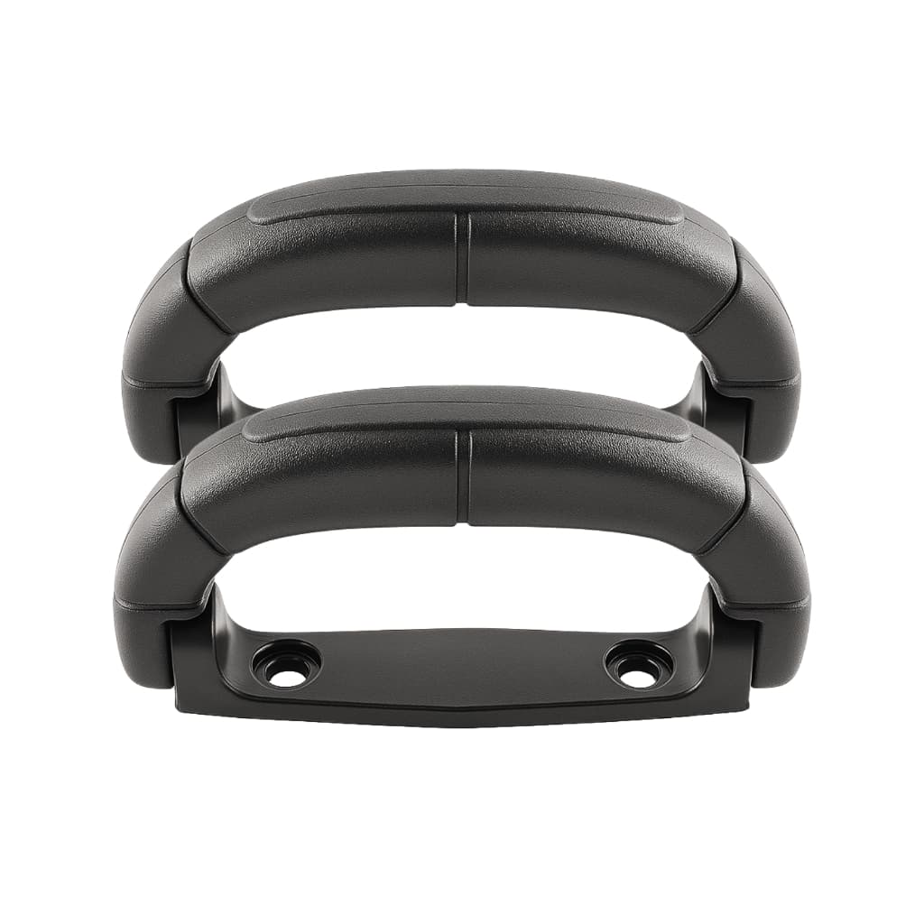 Kit 2 Alça de Mala Maleta Reforçada 13cm x 6,5cm Reparação Conserto Case Caixa Bau Ferramenta