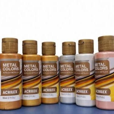 Tinta Metal Colors 60 ml Acrilex