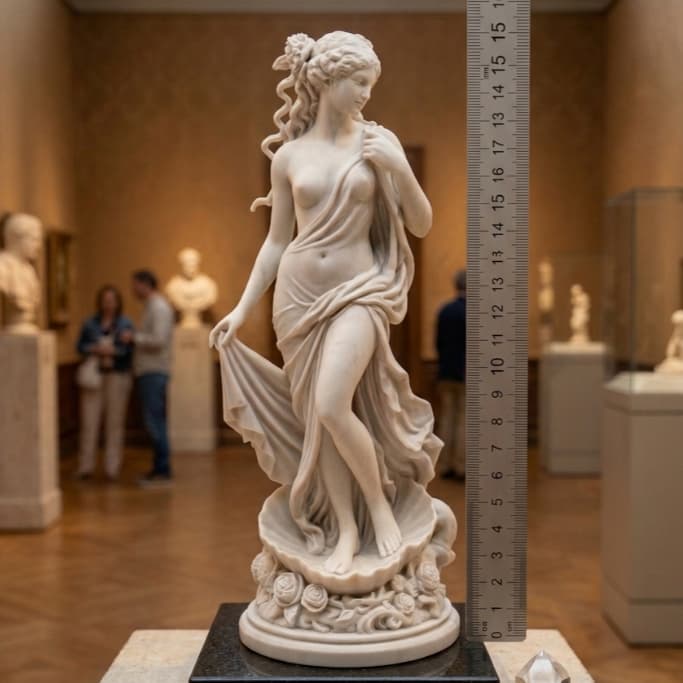 Escultura Deusa Afrodite do Amor, Beleza Vênus 15cm Estátua Decorativa Mística Energia Sagrada Presente Especial