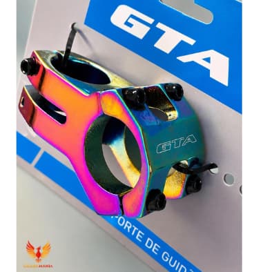 Suporte de guidão para Bike camaleão MTB GTA em alumínio 45mm 0º 31.8mm