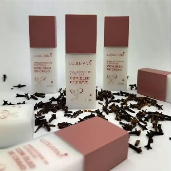 Ludurana Amolecedor de Cutículas com Óleo de Cravo 50ml Cuidado com Unhas e Cutículas
