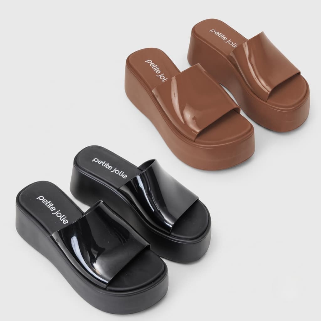 Tamanco Feminino Petite Jolie Squad Plataforma Slide PJ7710 Original