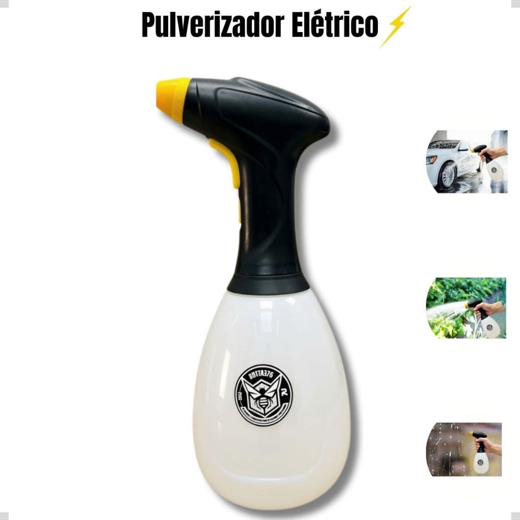 Pulverizador a Bateria Elétrico 1,2L Recarregável Automático Estética Jardim Limpeza