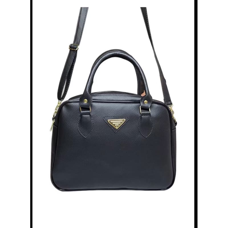 Bolsa transversal feminina em material sintético