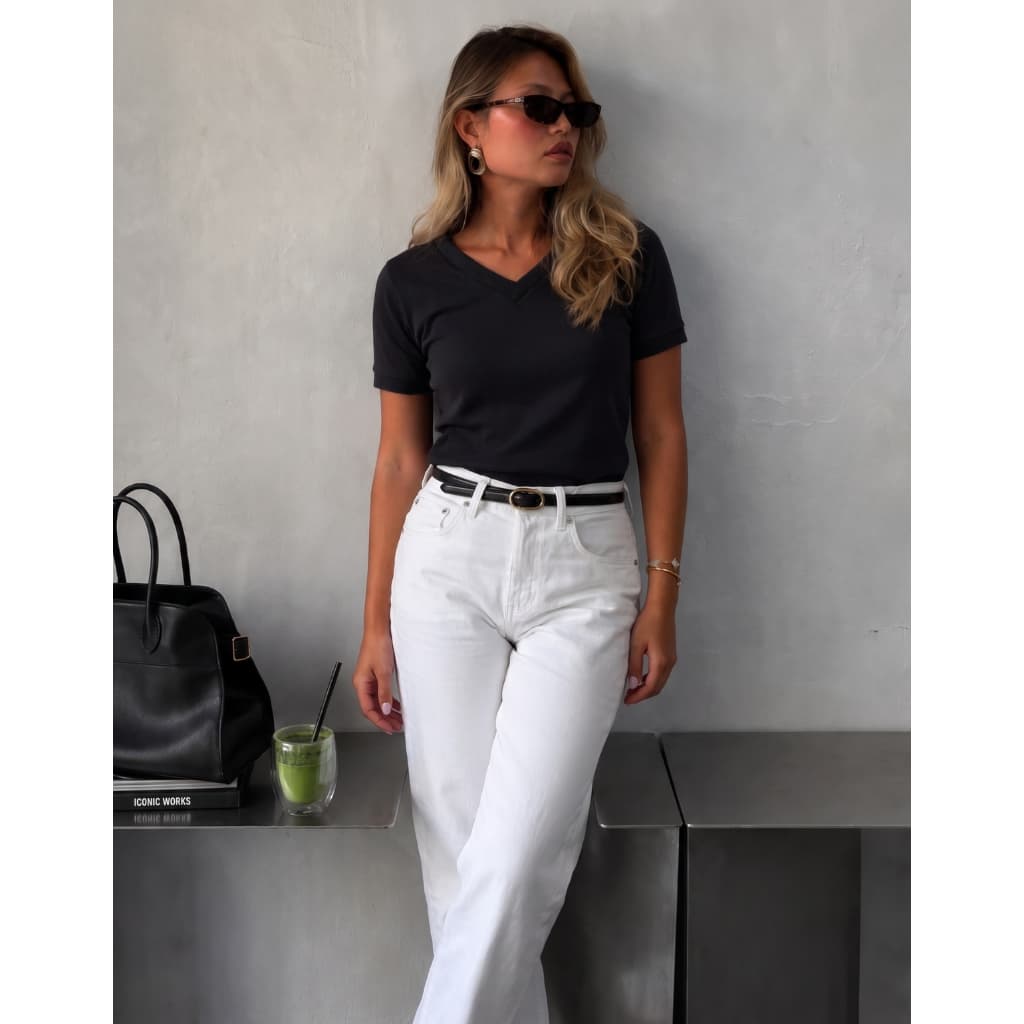Blusa Baby Look Jakar em Malha de Algodão Peruano
