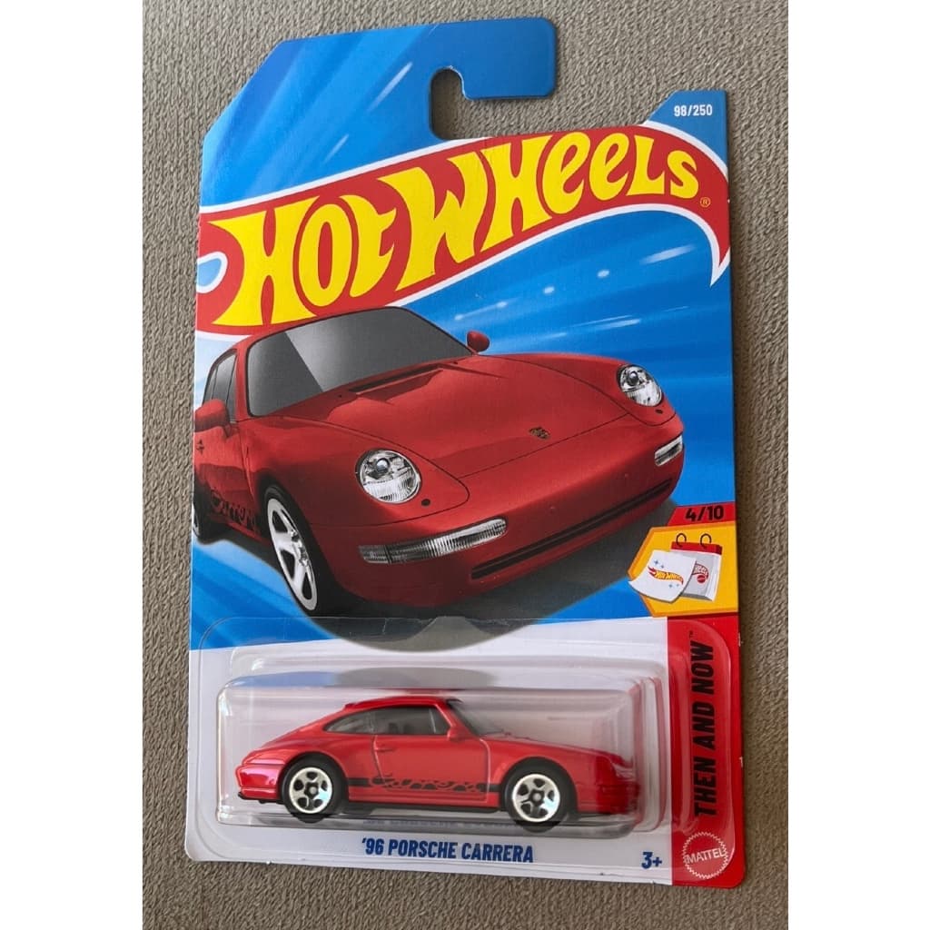Carrinho Miniatura Hot Wheels ‘96 Porsche Carrera Vermelho