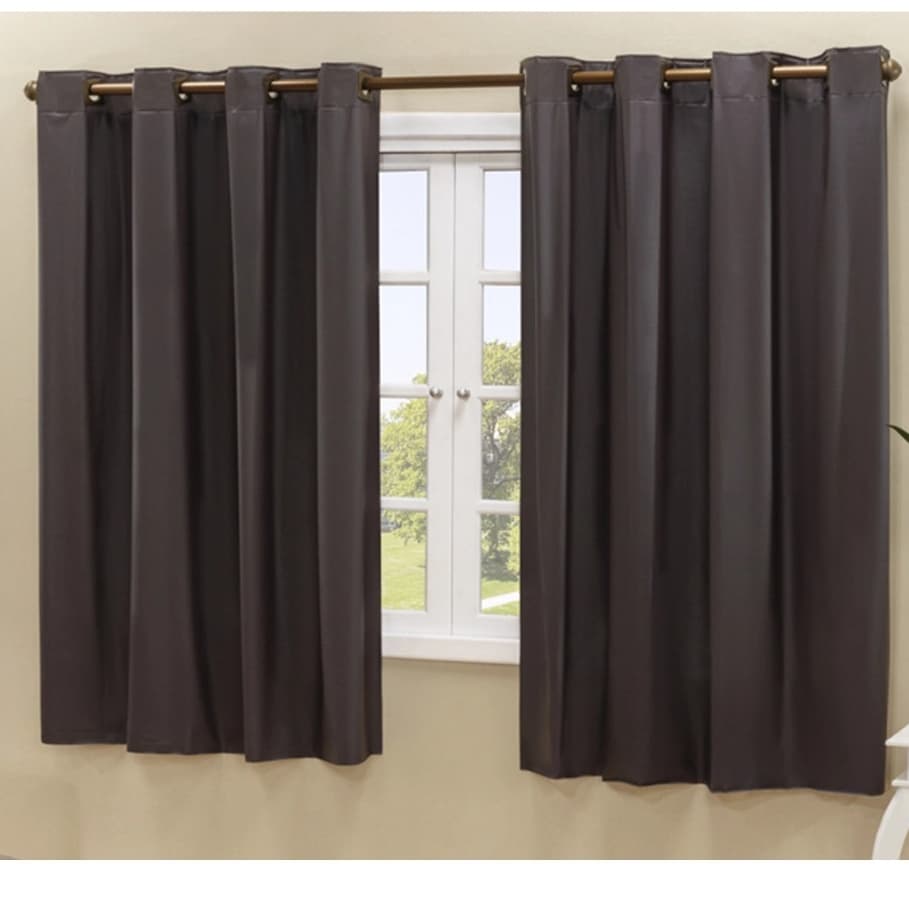 Cortina Blackout PVC Veda Luz 100% Cor Tabaco Marrom Tamanho 2,20 x 1,40 Não Contém Varão Sala Quarto Escritorio