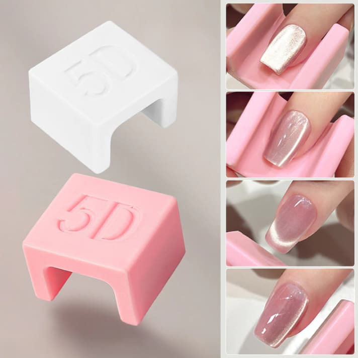 Ferramenta para Criar Efeito Magnético Profissional em Esmalte Gel Nail Art Francesinha -Ímã 5D