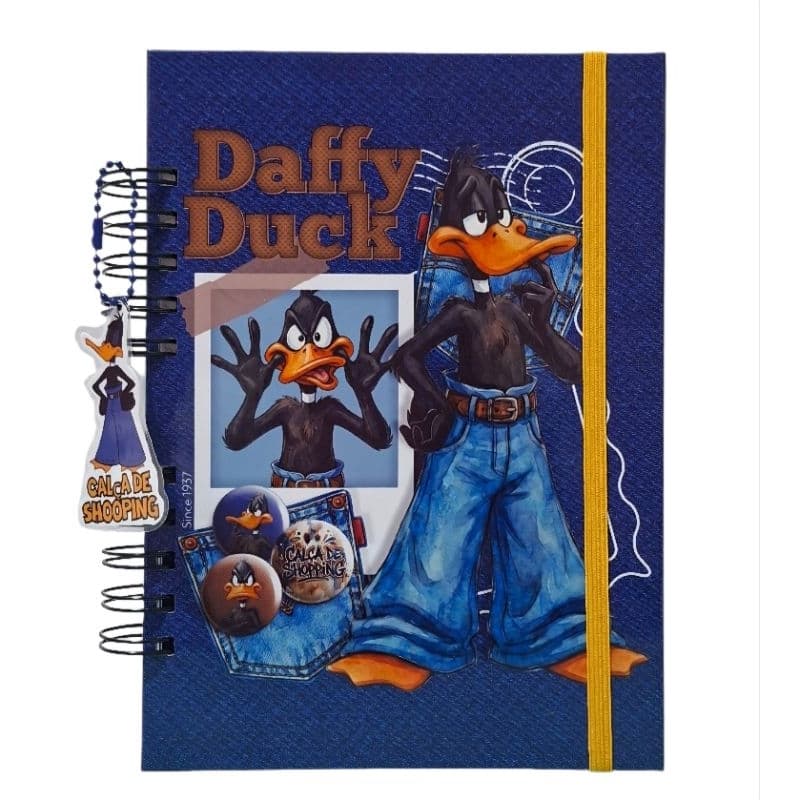 Caderno Patolino Capa Dura  A5 Modelo exclusivo Escolar Presente Geek