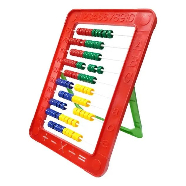 Brinquedo Educativo Abaco Didatico Colorido Da Pais E Filhos