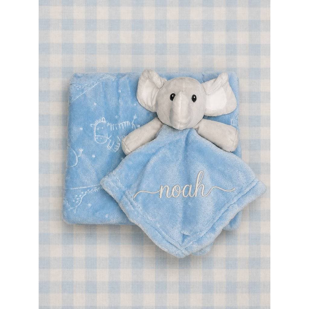 Manta Baby com Naninha Personalizada Bordada | Bebê, Enxoval, Maternidade, Chá de Bebê e Presente