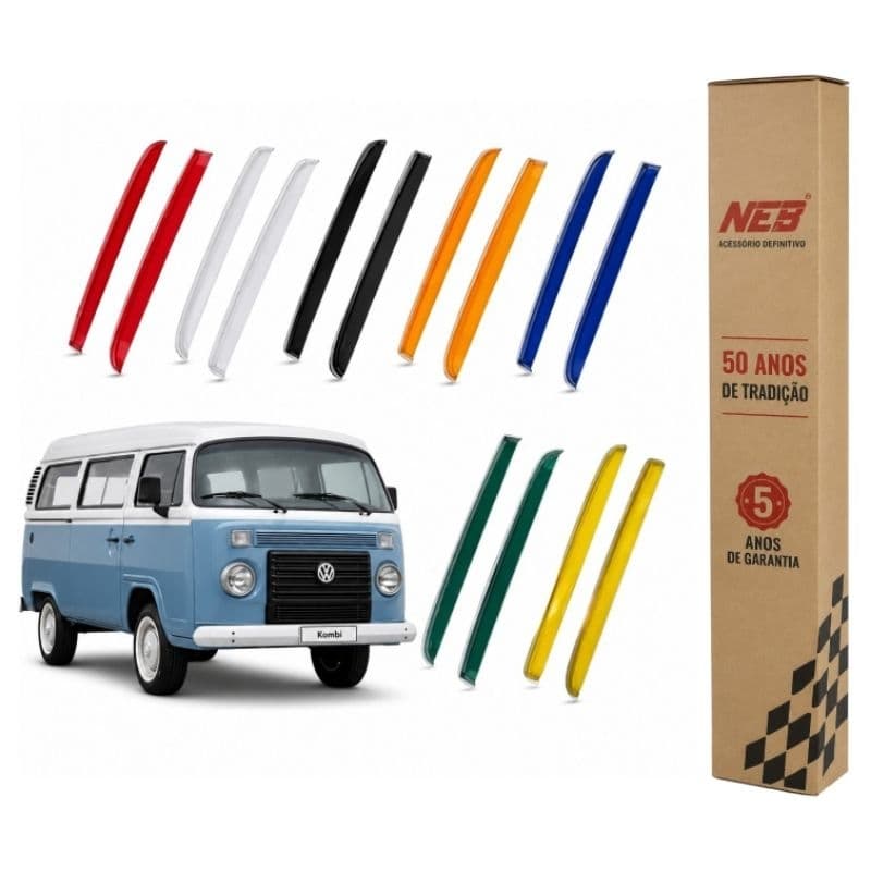 Calha de Chuva Kombi –Padrão Original Neblinelga Acrílica com Friso de encaixe perfeito