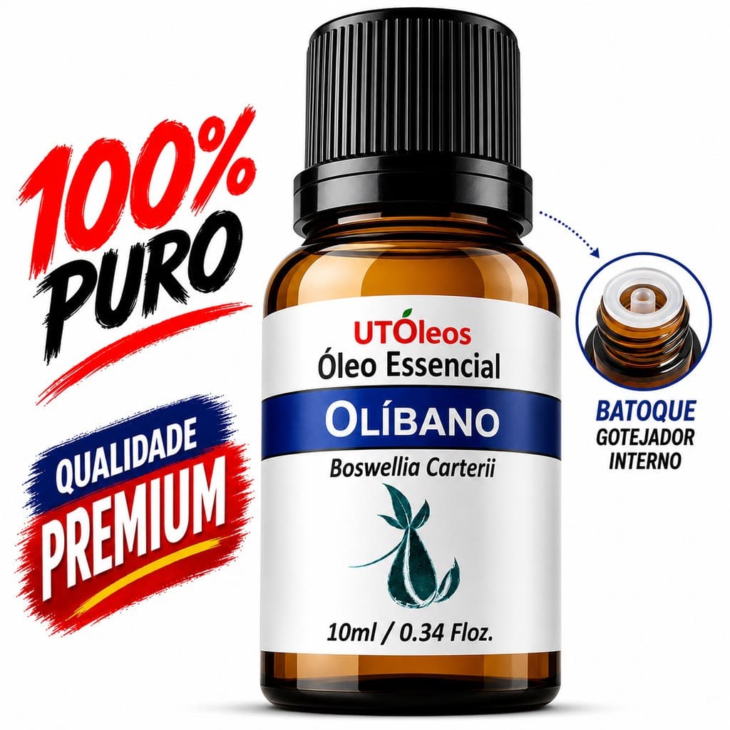 Óleo Essencial Olíbano 10ml Puro Tópico Massagem Facial Boswellia Carterii Aromaterapia